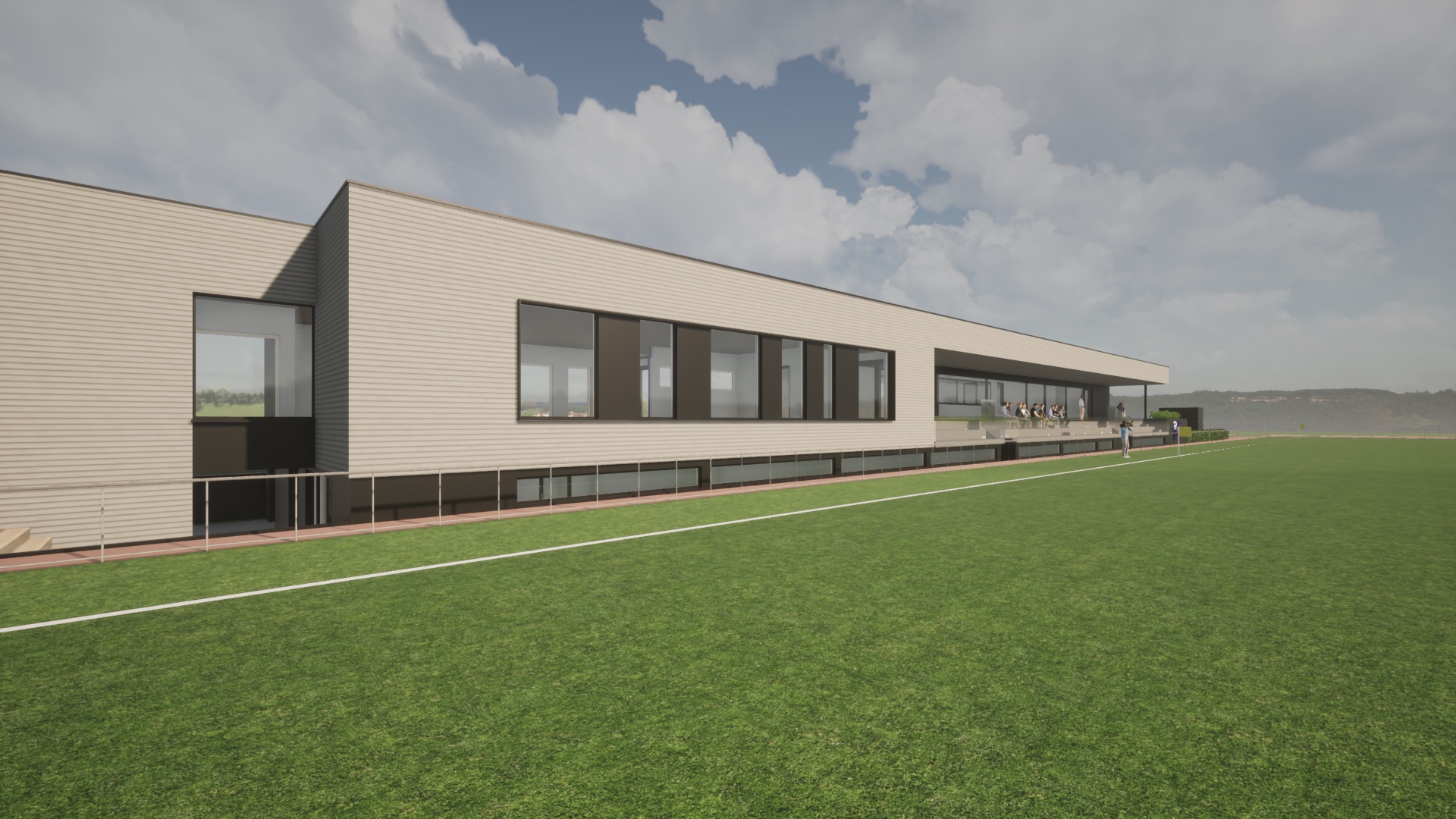 GRADIN TERRAIN A (GAUCHE)