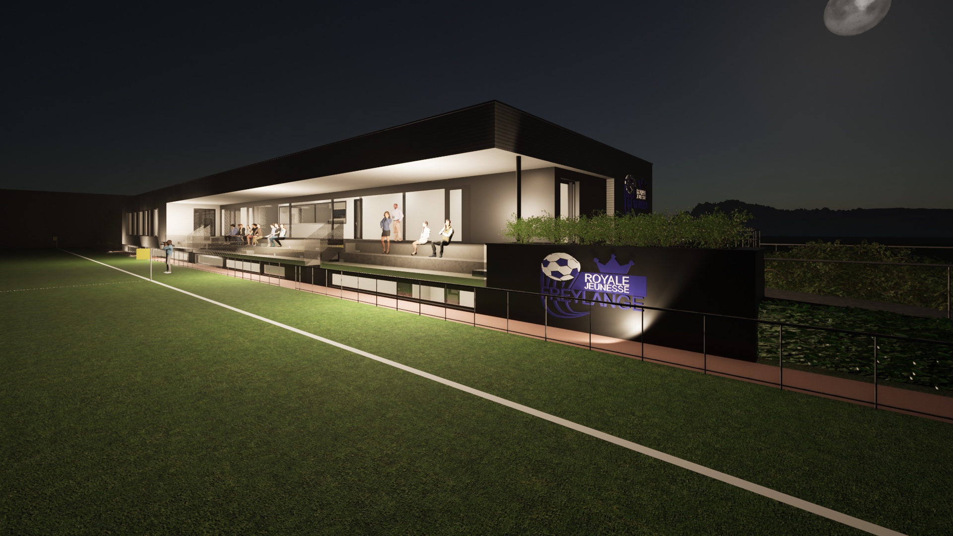 GRADIN TERRAIN A (NUIT)